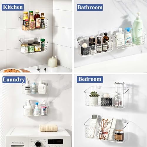 Bath Toy Storage 2 Pack, Large Bathtub Toy Holder Shower Caddy - Image 4