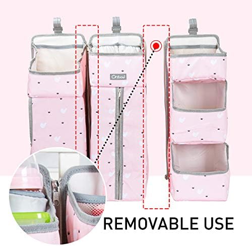 Orzbow 3-in-1 Hanging Diaper Caddy Organizer - Image 2