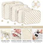 8 Set Packing Cubes for Travel, Luggage Packing Organizers Accessories Large - Image 3