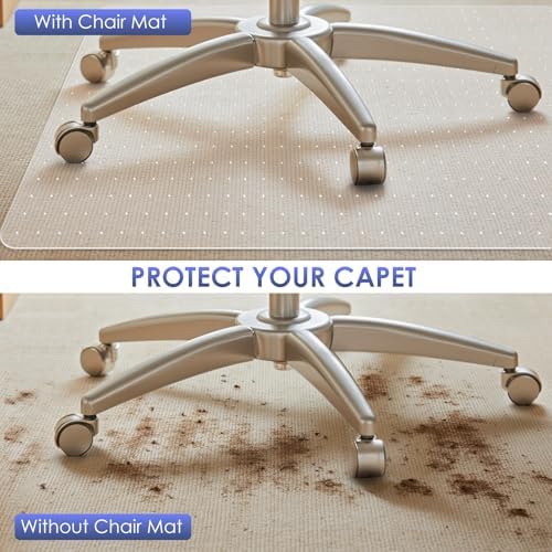 Kuyal Office Chair Mat for Carpet - Image 4