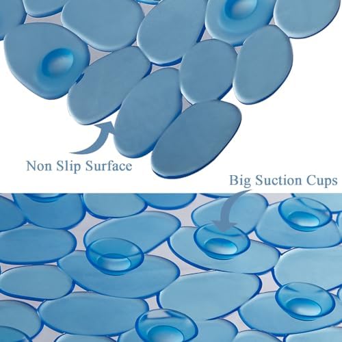 Webos Bath Shower Mat Non Slip: Extra Large Pebble Bathtub mat - Image 4