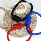 BEL AVENIR Magnetic Jute Curtain Tiebacks 2 Pack Hand-Woven Curtain Ties - Image 7