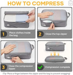 Veken 6/9/11 Set Compression Packing Cubes - Image 3