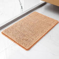 Chenille Bathroom Rug 20"x32" Peach, Non-Slip Plush Bath Mat by Kildoss