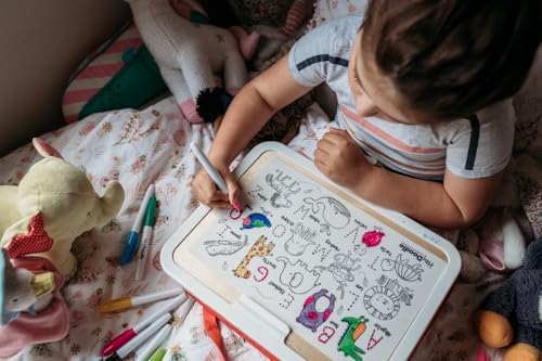 HeyDoodle Into The Wild Mini – Reusable Silicone Alphabet Coloring Mat - Image 3