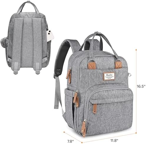 RUVALINO Diaper Bag Backpack-Multifunction Travel Baby Diaper Bag - Image 4