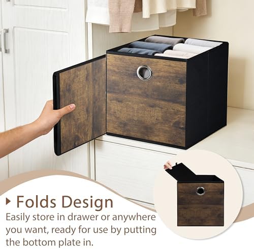 Stylish Fabric Cube Storage Bin - Image 4