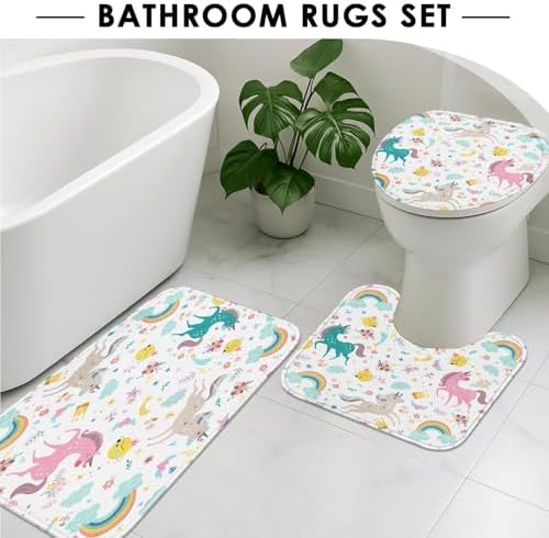 Britimes Bathroom Sets with Shower Curtain and Rugs - Image 5