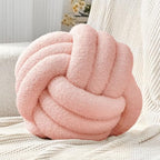 Petrella Pink Knot Pillow Ball, 8 Inch Decorative Pillow by Petrellatoy