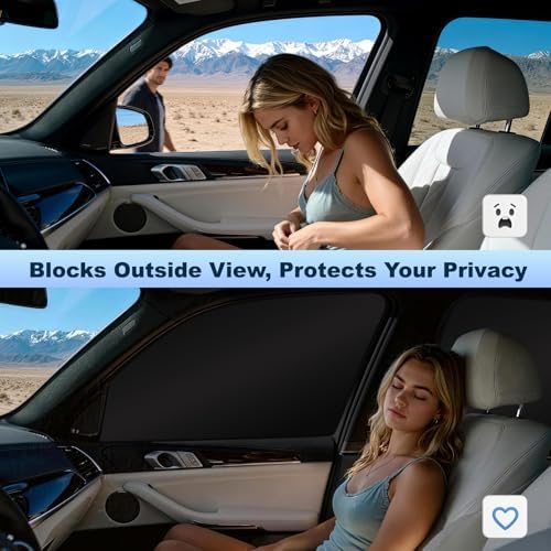ZATOOTO Front Side Window Sun Shade - Image 4