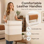 Laundry Hamper, Cotton Rope Laundry Basket - Image 2