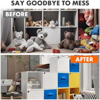 ShellKingdom Storage Bins, Foldable Fabric Storage Cubes And Cloth Storage - Image 4