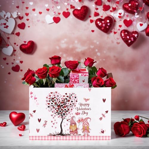 Valentine's Day Basket Gift for Empty Cute Heart Large Storage Bin for Kid and - Image 7