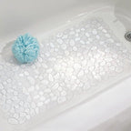 iDesign Pebblz Suction Non-Slip Bath Mat, 13.75" x 26.5" - Image 3