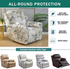 NILUOH Stretch Recliner Covers 4 Piece, Non-Slip Lazy Boy Chair Covers - Image 5