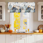 Vandarllin Fall Thanksgiving Kitchen Curtains Valances - Image 2