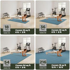 AIRHOP 18 PCS Gym Floor Mat, EVA Foam Puzzle Gym Mat, High-Density Interlocking - Image 5