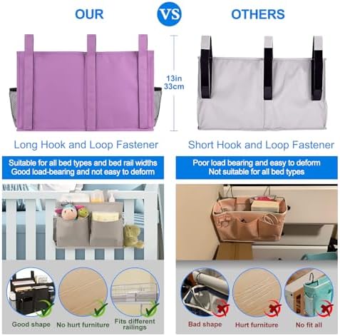 Surblue Caddy Hanging Organizer Bedside Storage Bag - Image 4