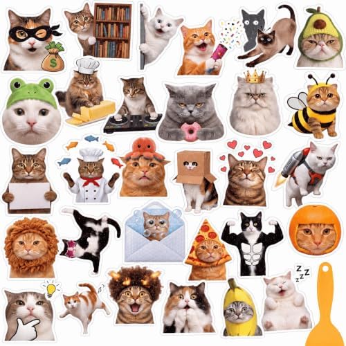Fullhawl 30 Pcs Cat Non Slip Shower Stickers, Cute Bathtub Safety by Fullhawl
