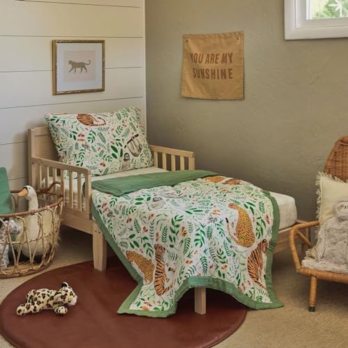 Little Unicorn Toddler Bedding 3-Piece Set | Includes Comforter, Crib Sheet & - Image 7