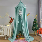 VETHIN Bed Canopy for Girls, Princess Round Dome Dreamy Mosquito Net Bedding - Image 6