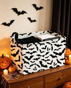 Essme Rectangular Bat Baskets, Halloween Storage Box, Cute Basket - Image 3
