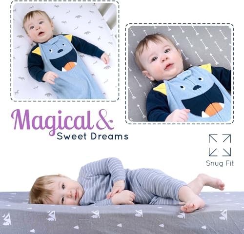 GROW WILD Pack n Play Sheets 3-Pack, Soft Mini Crib Sheet | - Image 4