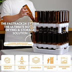 FastRack Complete Bottle Prep Kit | Stackable Beer Bottle Drying Racks - Image 4