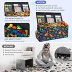 Toy Box with Adjustable Divider Large Toy Chest Storage - Image 3