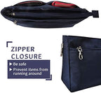 Vercord Expandable Nylon Handbag Purse Organizer Insert Liner Shaper Bag in Bag - Image 5