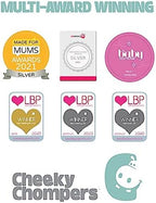 Cheeky Chompers Neckerchew Teething Bib, 2-in-1 Bandana Style Bib w/Food Grade - Image 6