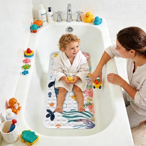 Kids Bathtub Mat, Non Slip Cartoon Bath Mat - Image 6