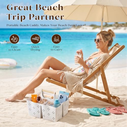 GVY Plastic Shower Caddy Portable, Large Capacity Shower Basket - Image 6