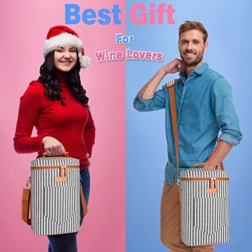 Tirrinia 4 Bottle Wine Tote Carrier - Image 4