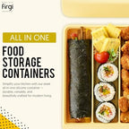 Silicone Baby Food Storage Container - 26oz 4 Compartment Stackable Meal Prep - Image 2