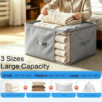 Comforter Storage Bag, Large Capacity Blanket Storage Bags 2-Layer Ultra Space - Image 6
