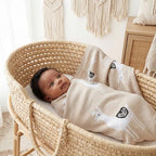 Unisex Cozy Receiving Swaddle Cuddle Stroller Crib Stroller 100% Fine Loomed - Image 2