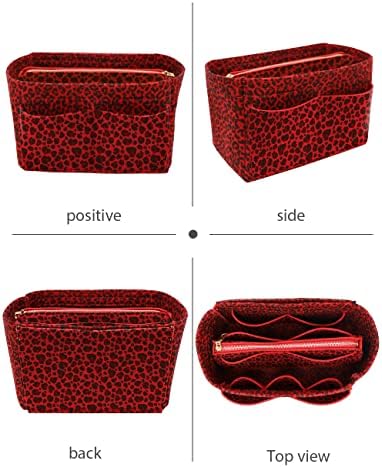 LEXSION Felt Purse Organizer Insert, Tote Bag Shaper Dividers - Image 3