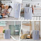 Lifewit 80L Large Laundry Baskets, 3 Pack, Reinforced Handles - Image 6