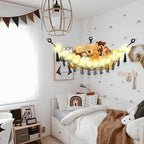CERETIA Stuffed Animal Hammock Corner Plushie Net Storage, 2 Packs Black - Image 3