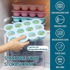 Silicone Freezer Tray with Lid, 1.5oz x 12 Pods - Image 6