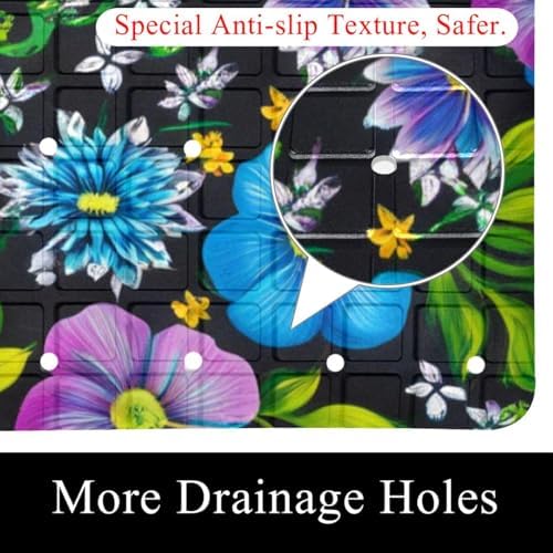 Non Slip Shower Mat Bathtub Mat 15.1x26.8 Inch, Quick Dry Bath Mat - Image 2
