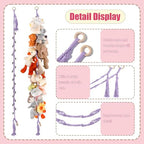 CERETIA 80" Stuffed Animal Organizer Chain, Wall Corner Storage - Image 7
