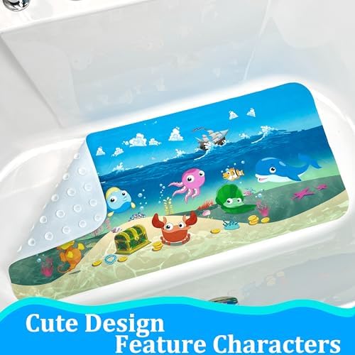 Cute Cartoon Non-Slip Bath Mat for Tub - Image 7