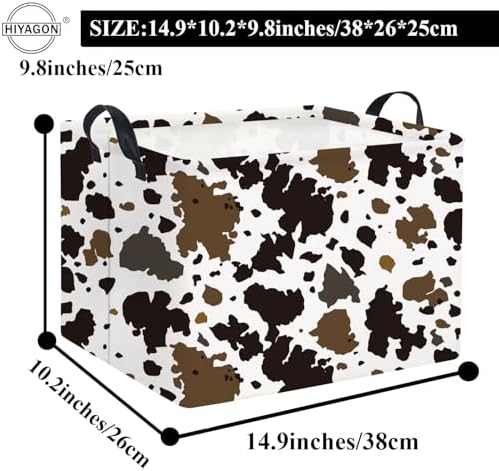 Rectangular Cow Basket Kids Basket Baby Storage Bin Basket Organizer Box - Image 6