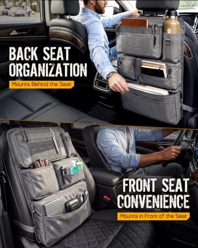 RXW All-In-One Back Seat Car Organizer, Fit Cars Trucks Jeeps Pickups Vans - Image 6