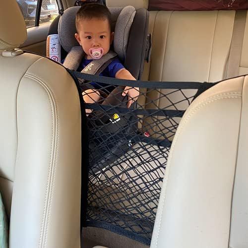 3-Layer Stretch Car Mesh Organizer, Car Seat Net, Dog Net - Image 2