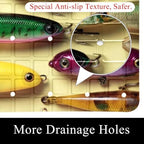 Bathtub Mat Non Slip 26.8x15.1 Inch, Fishing Baits Shower Mat - Image 2