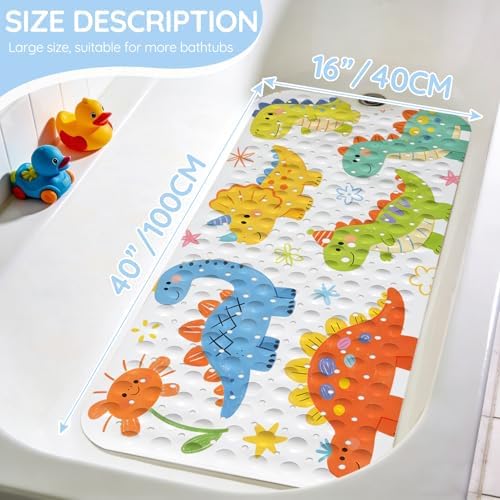 Kids Bathtub Mat, Non Slip Cartoon Bath Mat - Image 2