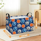 Rectangular Collapsible Storage Basket Nursery Toy Organizer Ball Sports - Image 2